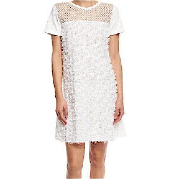 Authentic See by Chloe Cloud Dancer mini dress off white - Picture 1 of 6